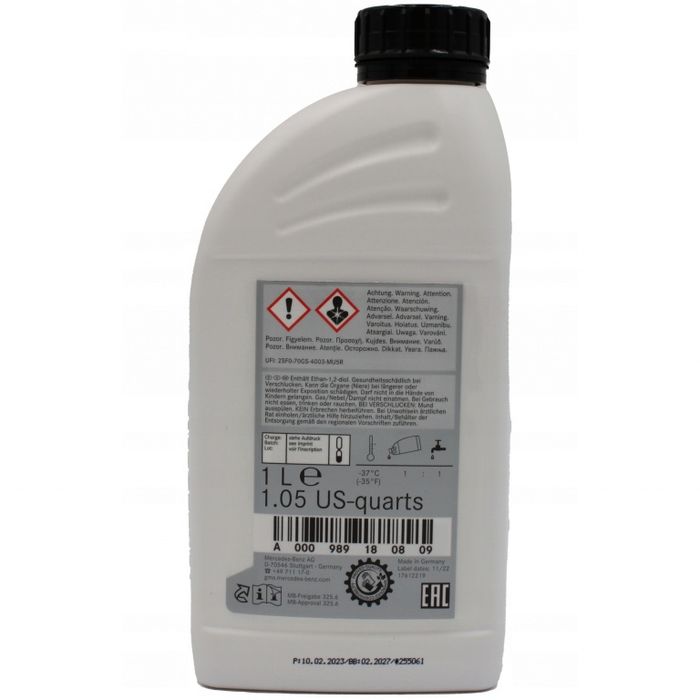 Antigel Concentrat Original Mercedes-Benz MB 325.5 / MB 325.6 G40 Roz 1L – Cod produs: A0009891808 09