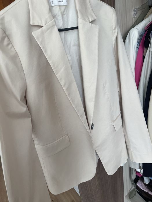 Сако/ блейзър Mango бежаво