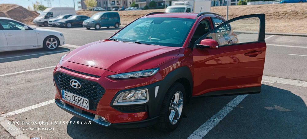 vand hyundai kona 2020 rosie stare foarte buna,prim proprietar 78960km