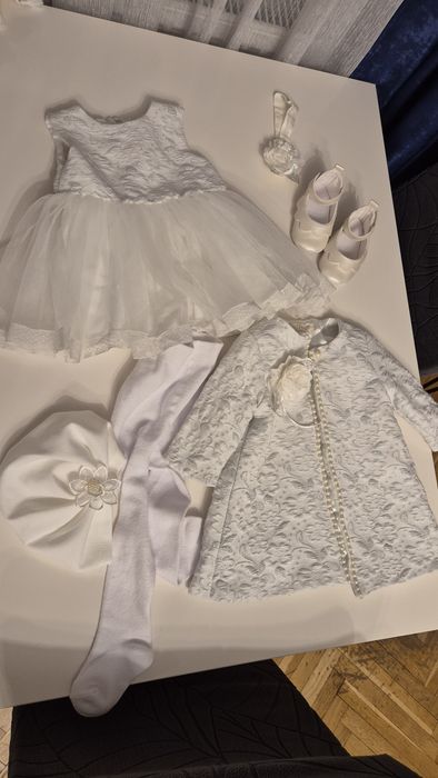 Set botez bebe  fetita 3-6 luni