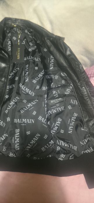 BALMAIN-Мъжко Кожено Яке.