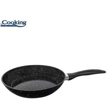 Tigaie neagra NOUA 24/5 cm antiaderenta int ceramic Heinner Tuci email negru 18cm 3,5l NOU