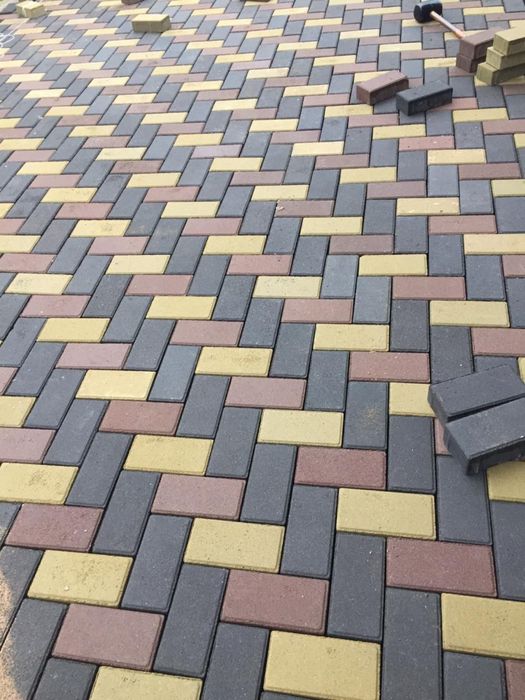 Укладка брусчатки