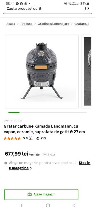Grătar carbune Kamado