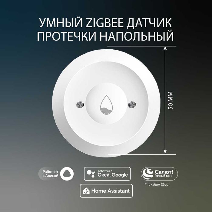 Умный Zigbee датчик протечки воды ROXIMO SZW03
