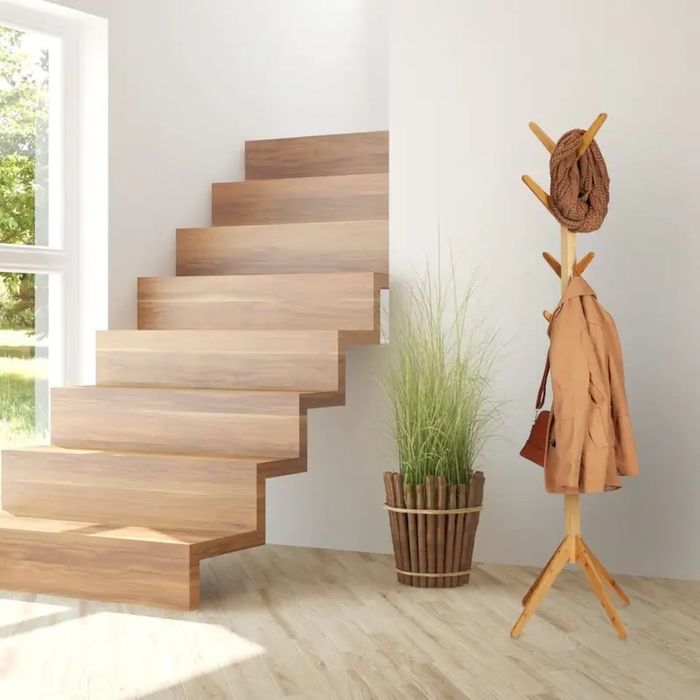 Бамбукова закачалка за дрехи Relaxdays