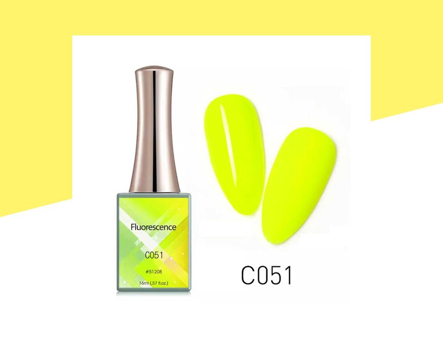 Професионален UV/LED гел лак серия "Неон" Canni - 16 мл.