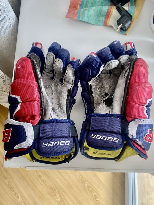 Хоккейные перчатки bauer 1s размер 14