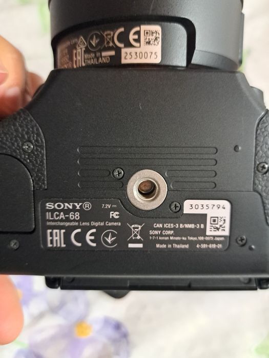 Фотоапарат Sony ILCA-68/ Alpha 68/A68 Комплект +2 Обектива с Чанта