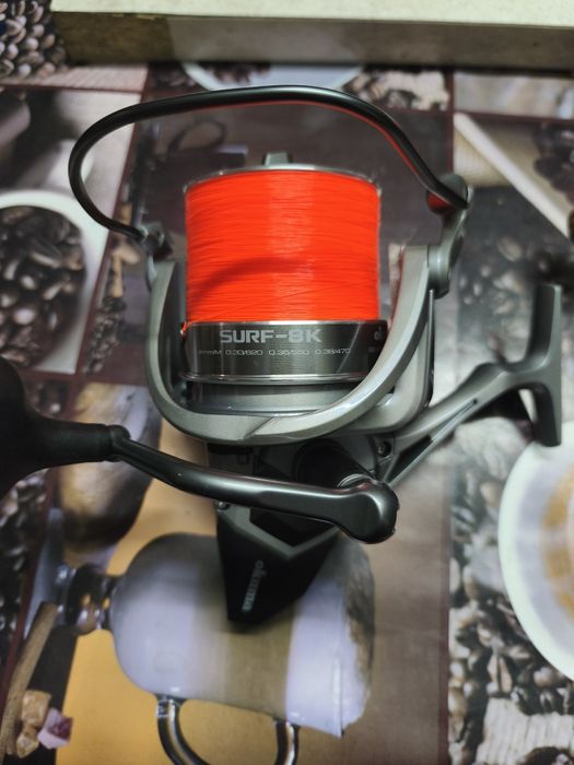 Vând 4 mulinete Okuma 8k