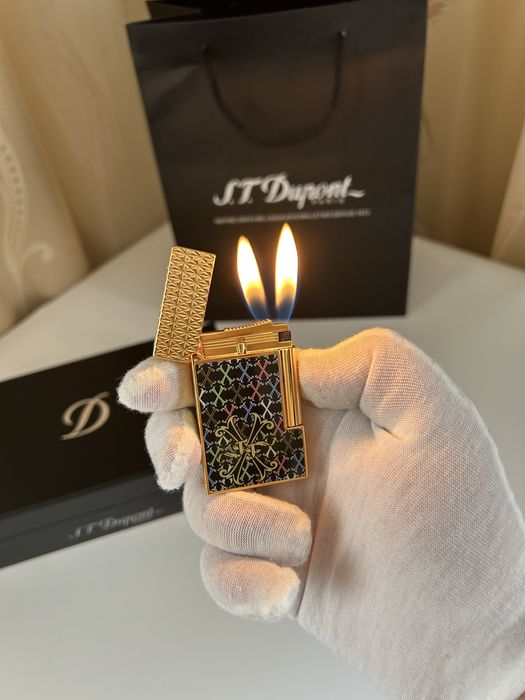 S.T. Dupont Ligne 2 Fuente оригинална запалка с 2 пламъка