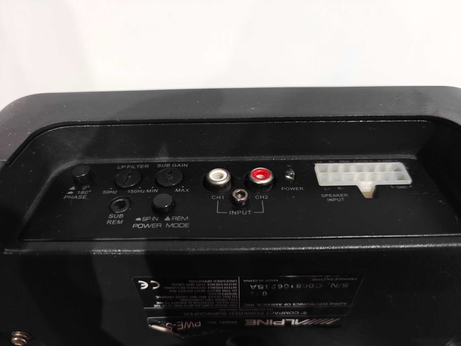 Компактен субуфер за кола Alpine PWE-S8