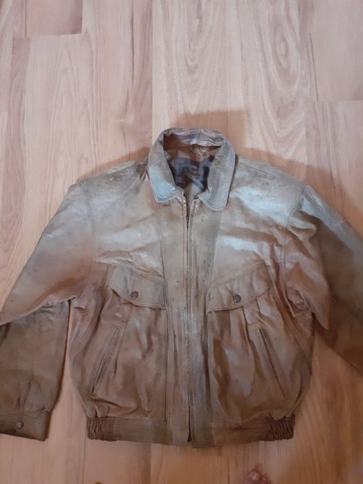 Мъжко яке от естествена кожа