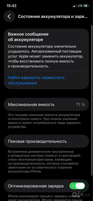 iphone 11 pro orta xolatda
