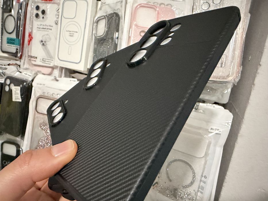 Samsung Galaxy S26 Ultra,S26+,S26 силикон carbon и удароустойчив гръб