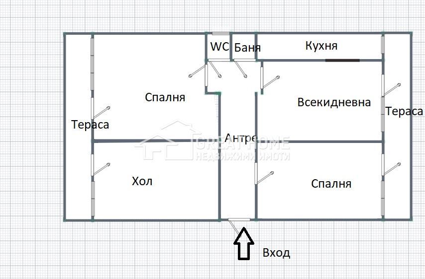 Четиристаен ! Пазара ! Втори Етаж !