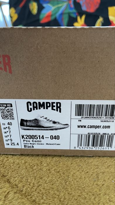 Кожени обувки Camper