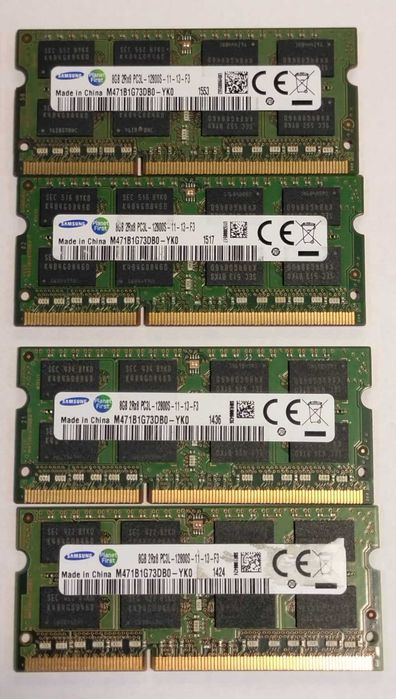 Memorii 16GB DDR3L, kit 2 x 8GB DDR3L 1600 sodimm, pentru Laptop