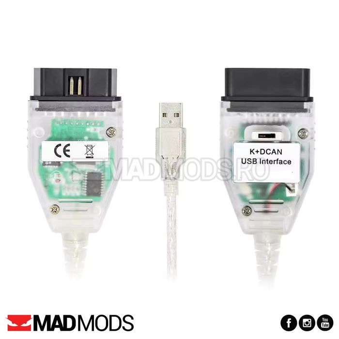 Cablu diagnoza OBD K-DCAN BMW seriile Exx, Fxx, 1995-2013