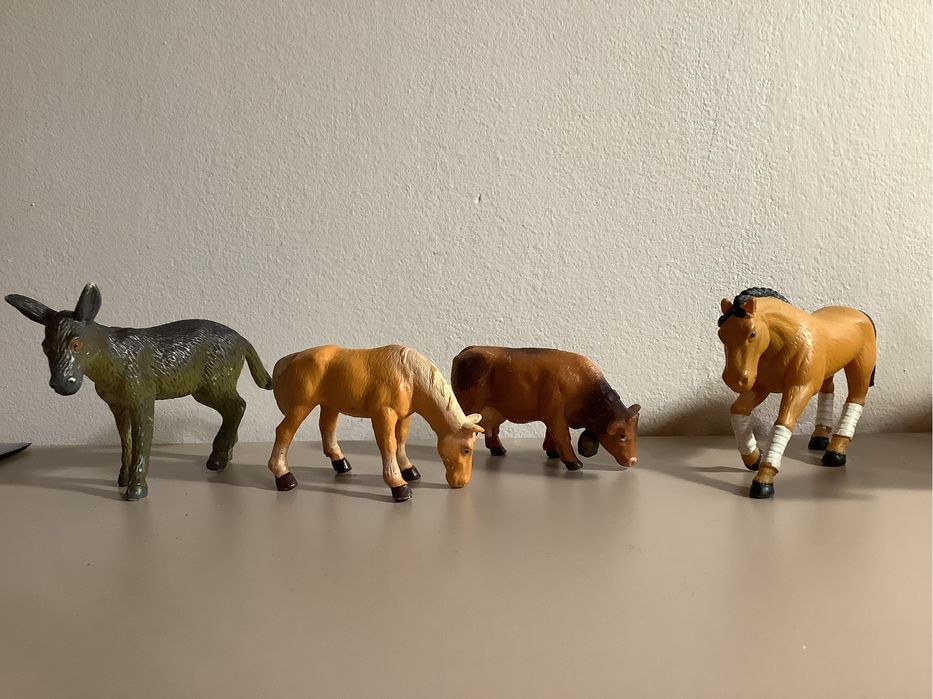 Figurine animale, cal, zebra, magar, caine