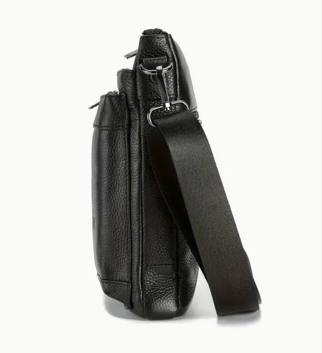 Мъжка творческа чанта (торба) за през рамо /Естест. кожа -20% Промоция