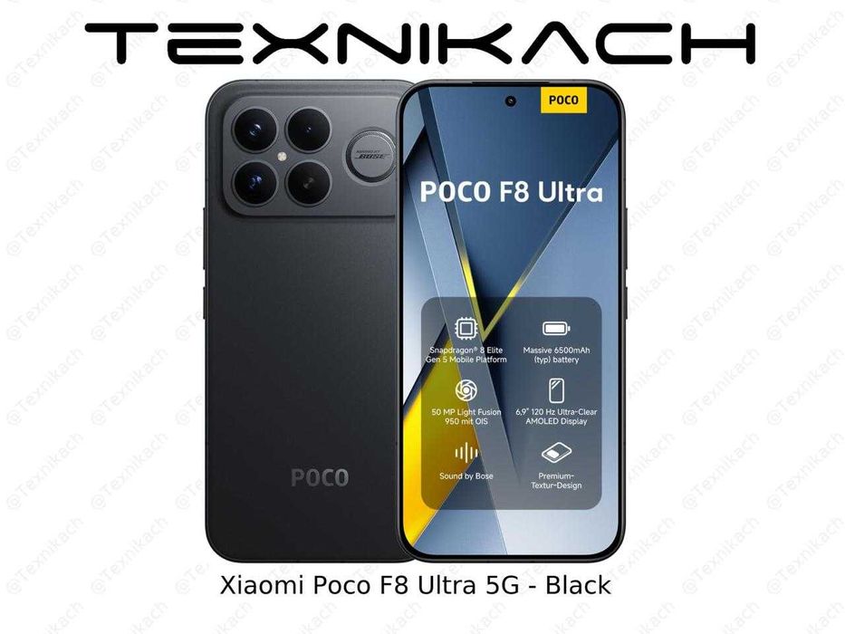 Xiaomi Poco F8 Ultra 5G • Yetkazib berish • Tekshirib to‘lash