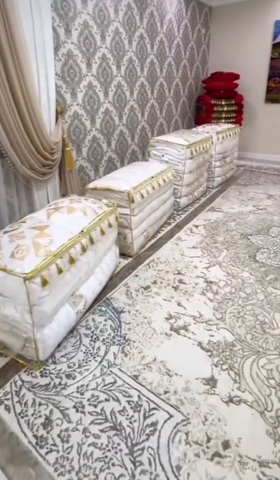 Қыз жасау, көрпе төсек, постель