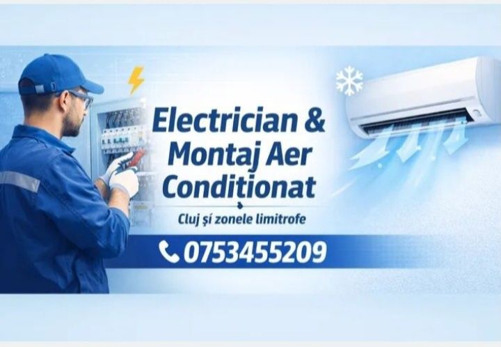 Montaj aer condiționat Florești și Cluj