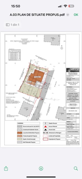 Teren str. Magnoliei ,Floresti zona Vivo