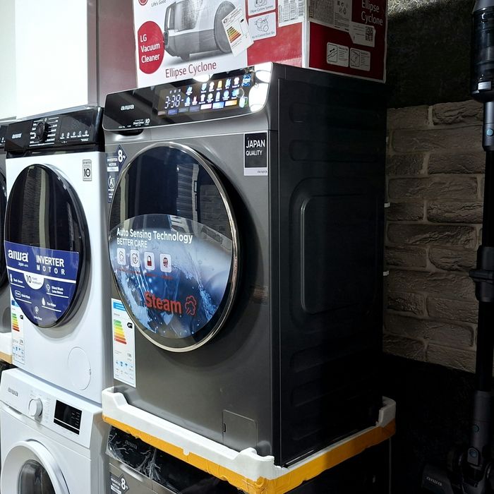 кир мошина Aiwa 8кг-6кг автомат,инвертор DD матор