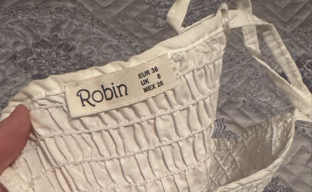 Белый кружевной сарафан