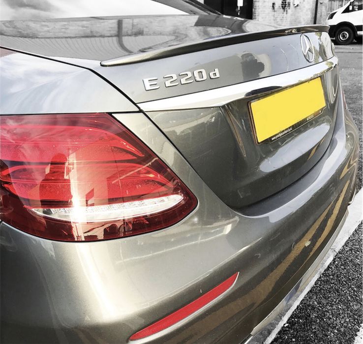 Лип спойлер багажник Mercedes W213 E class lip spoiler amg амг в213 Е