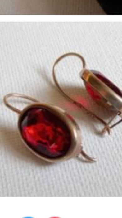 Руски обеци сребро 1979г