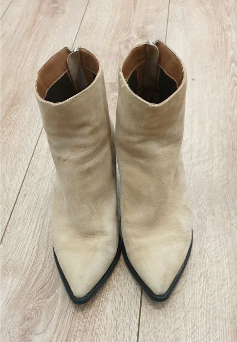 Ghete dama piele întoarsă vitel India