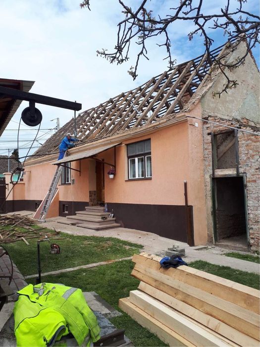 Dulgherie reparații acoperisuri BILKA vopsit hidroizolati dulgherie