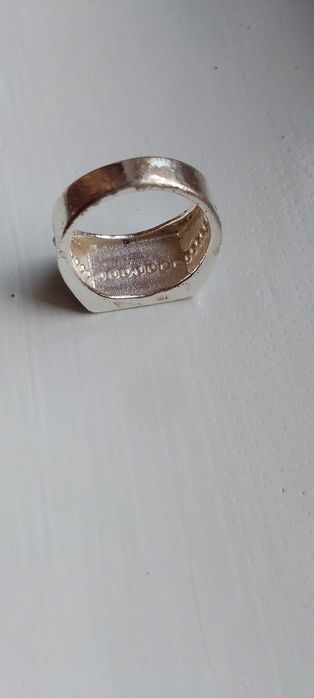 Серебряное кольцо печатка