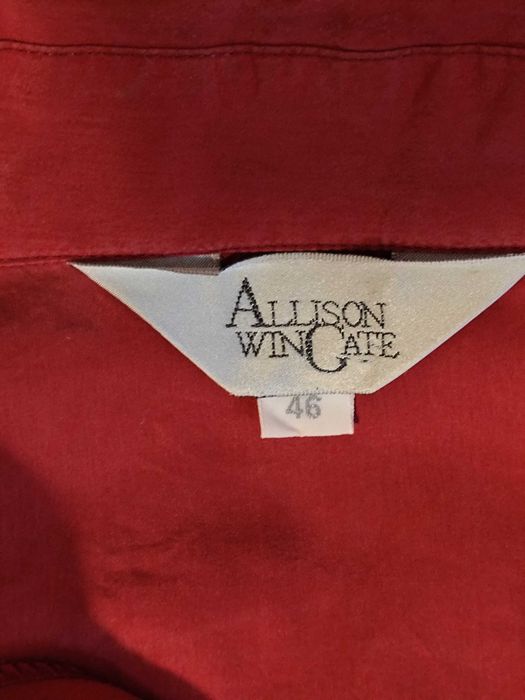 Bluza de matase naturala zmeurie Allison WINGATE-masura 46-Noua!