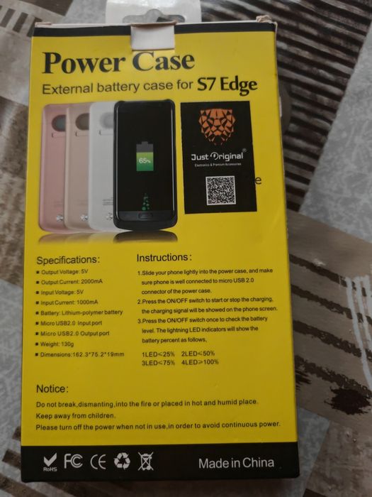 Samsung s7 edge battery case