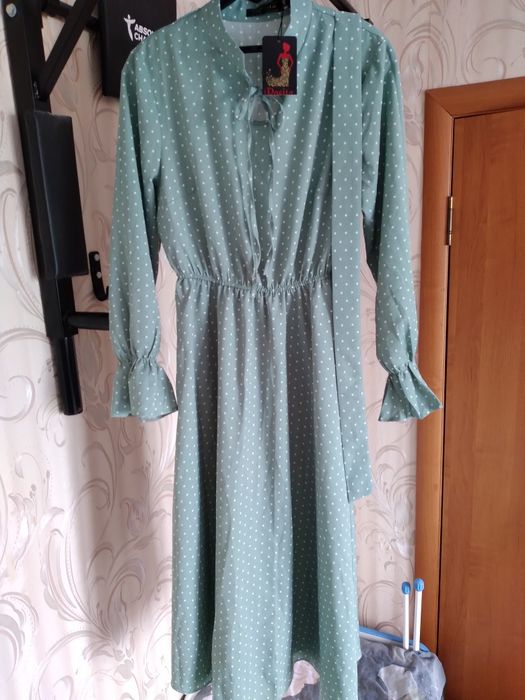 Платье- холодок трехярусное