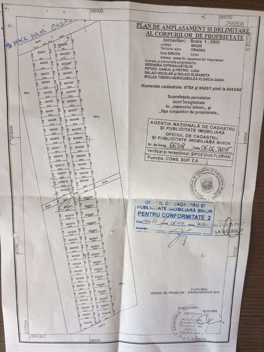 Vand teren extravilan Cartierul Grigorescu cu întrare din str.Hack Halas Gyula
