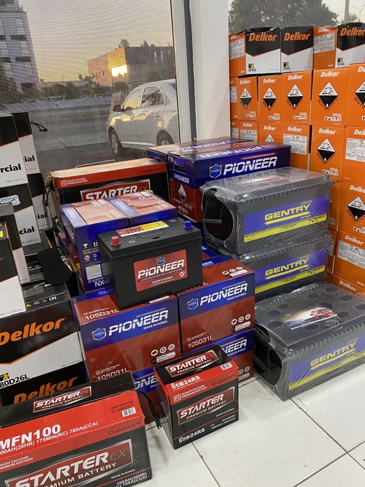 Akkumlyator Delkor Varta Bosch Pioneer Istalgan moshinaga