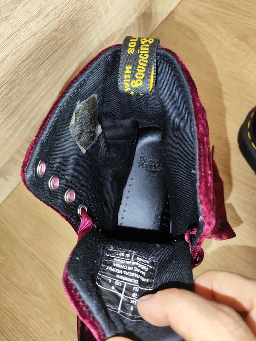 Dr. Martens 1460 Pascal Velvet, номер 39