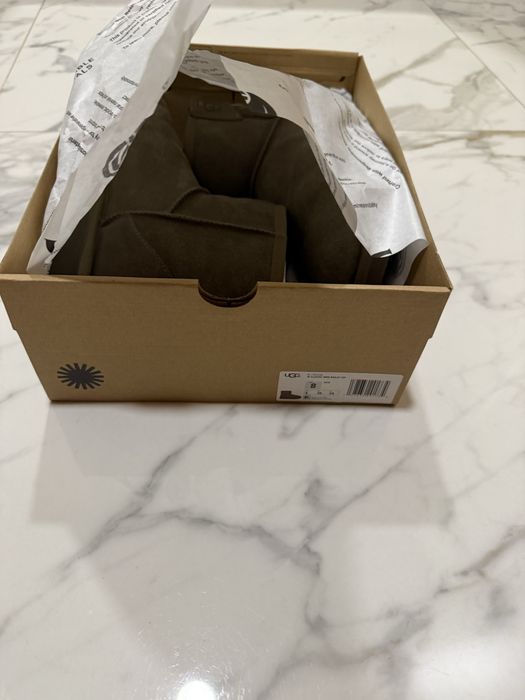 Ботушки UGG Natural Classic Mini Bailey с цип