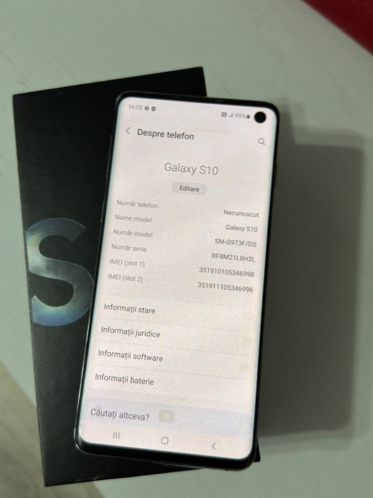 Samsung S10 Black Dual Sim 128GB