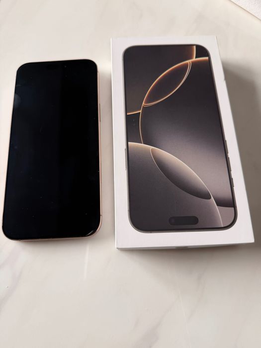 Iphone 16 pro max desert titanium