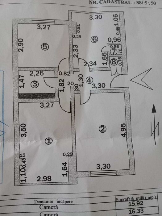 Apartament Tiglina 2 - OCAZIE!!!