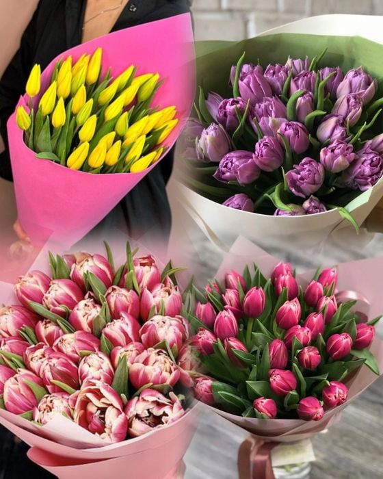 Тюльпаны по 750 тг