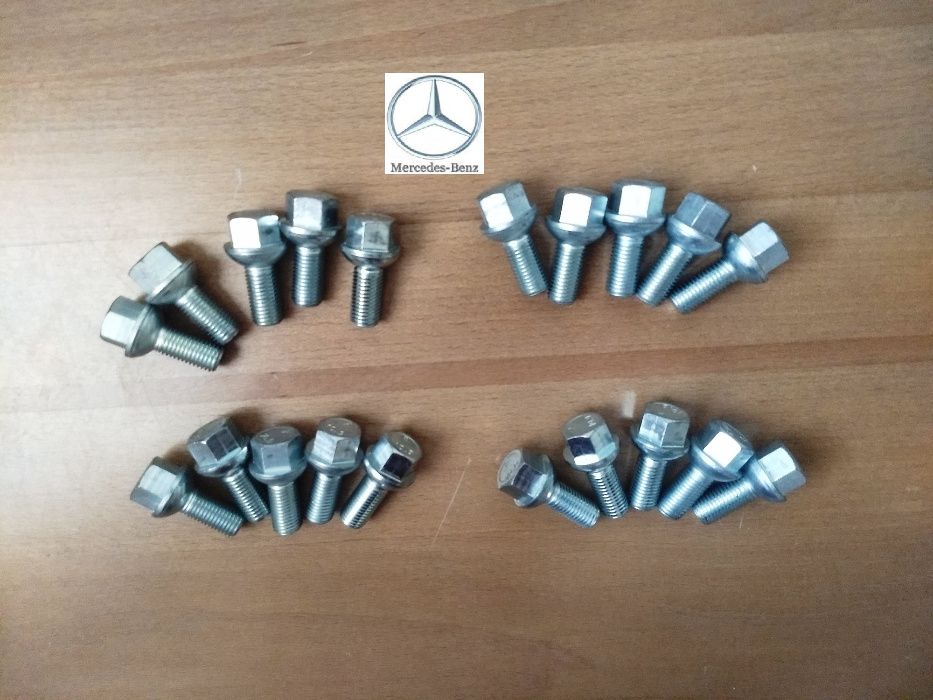 Set 20 Prezoane Mercedes A Class C  E Clas M12 x 1,5 x 24 mm Semisferă