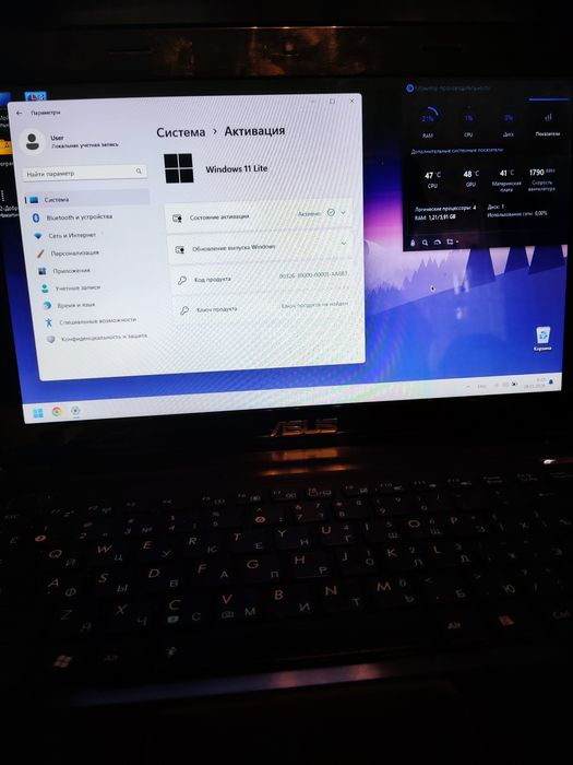 Ноутбук Асус k43e i5 6/500gb