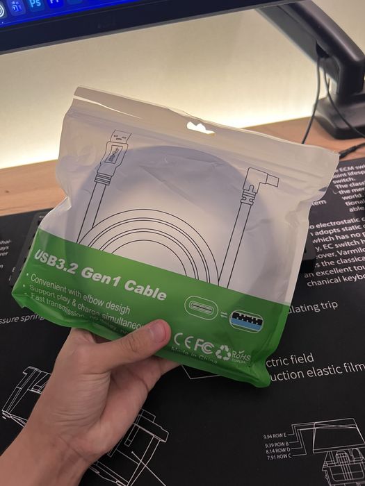 Кабель PCVR 5 метров Type-c -> USB-A